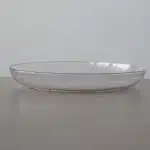 Large Round Clear Dish
